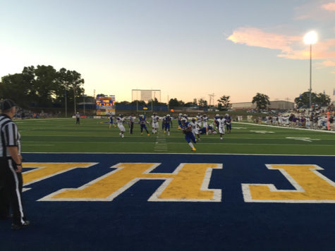 Devlon Wortham runs in his record breaking 29th career touchdown for Southeastern.