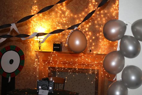 North Hall's lounge was decorated in a 1920s theme.