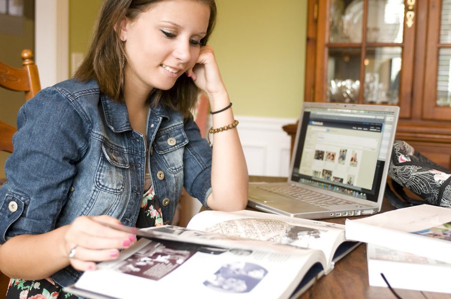 Studying for upcoming exams can be stress free if students take the proper steps. Photo courtesy of res.freestockphotos.biz/pictures/15/15994-a-female-student-reading-a-book-pv.jpg