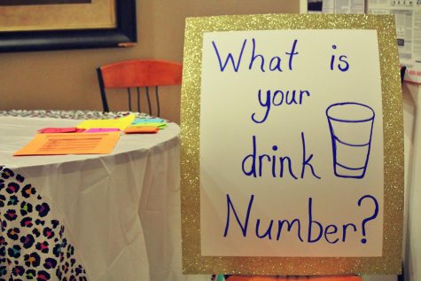 Students were educated about safe drinking at the HRL event