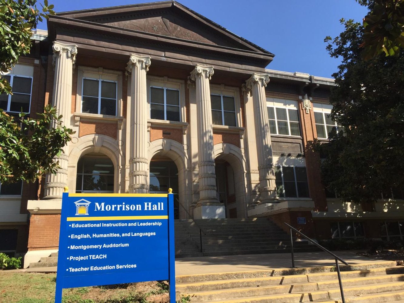 New signs were placed outside of various buildings this week. The signs were placed to help students and guests identify buildings throughout campus. Most are provided by university donors.