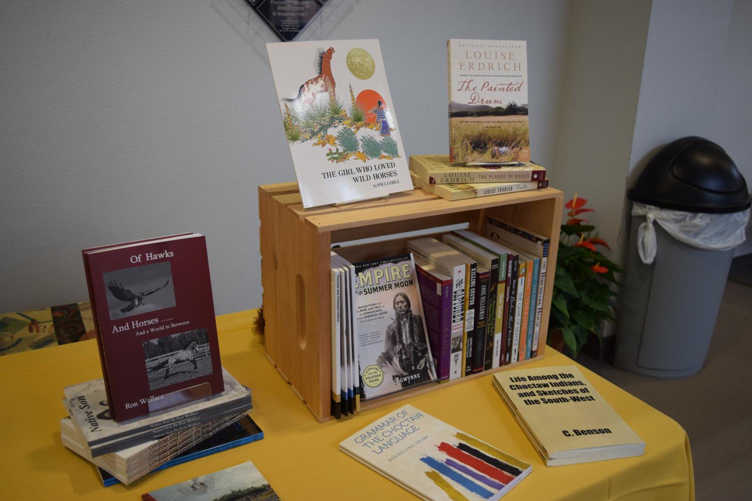 The Southeastern Bookstore presented books about Native American Cultures at the Native American Symposium.