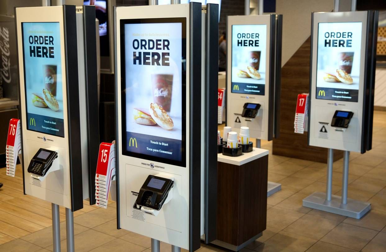 Concerns with the quality of customer service emerge as more and more chain restaurants install self-service kiosks and additional drive-thru lanes.