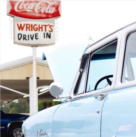 Wright's Drive In hosted the