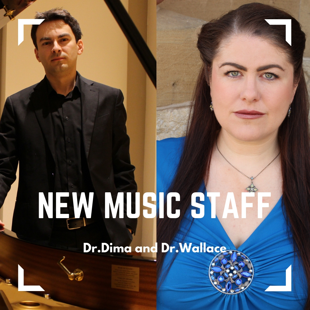 Two new members were added to the Department of Music staff this semester. They have big plans and we can't wait to see what they have to offer.
