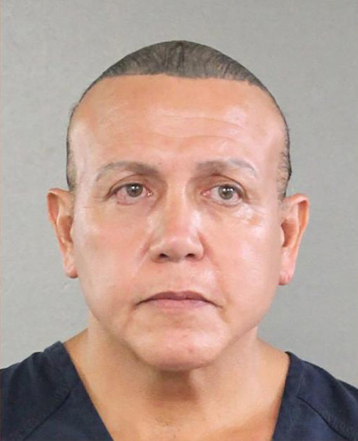 A mug shot of Cesar Sayoc, Jr.
https://commons.wikimedia.org/wiki/File:Cesar_Sayoc_mug_shot_2015-08-30.jpg