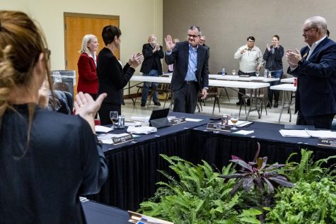 RUSO resolution honors President Sean Burrage
