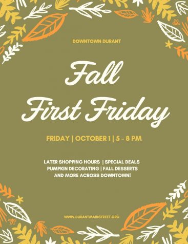 Find fun things to do in Downtown Durant this Friday, Oct. 1.