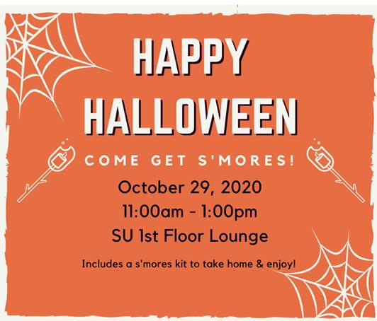 Grab a free smores kit this Friday in the Student Union.