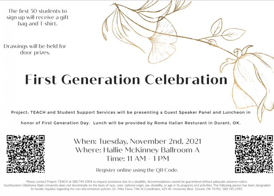 To register for the First Generation Celebration, scan this QR code.