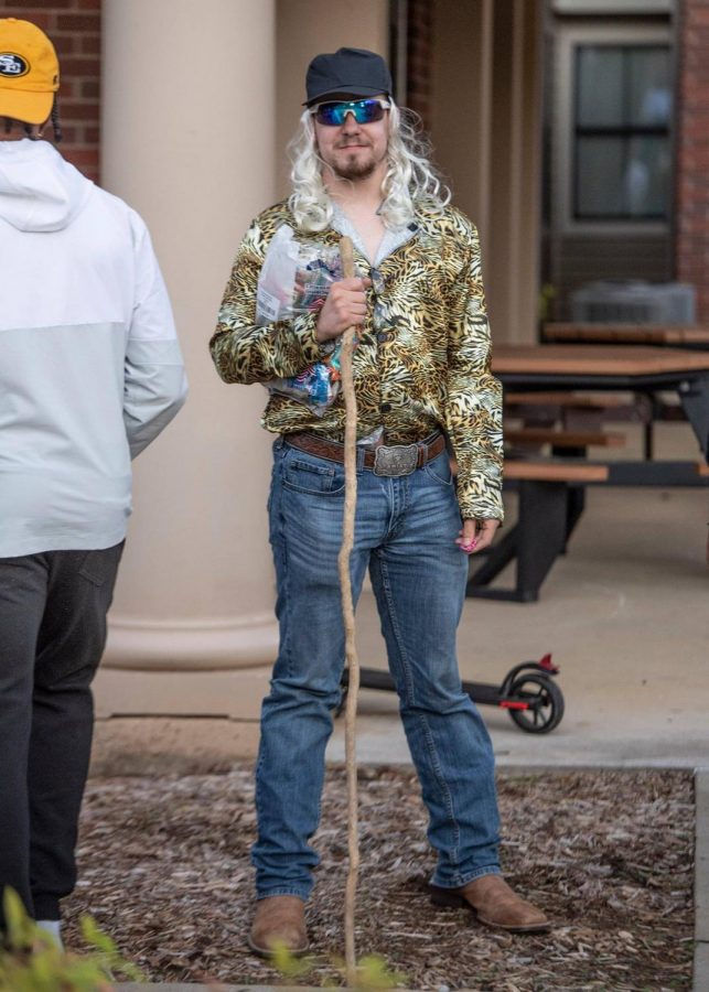 Joe Exotic made an appearance at Safe Trick-or-Treat.