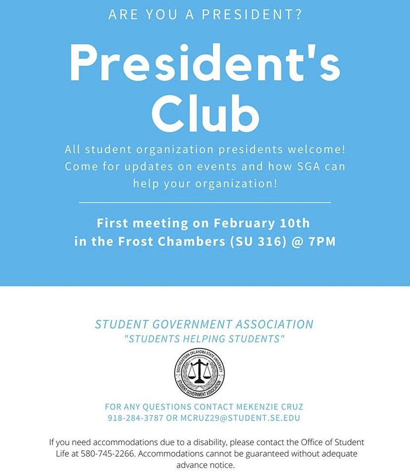 First meeting of the President’s Club to be held Thursday The
